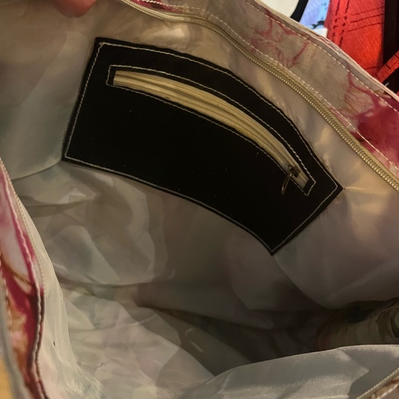 Leather patched purse - Picture 2 of 2